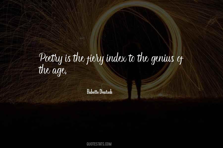 Babette Deutsch Quotes #118252