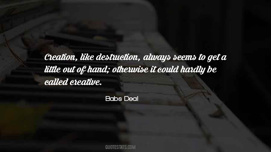 Babs Deal Quotes #1251910