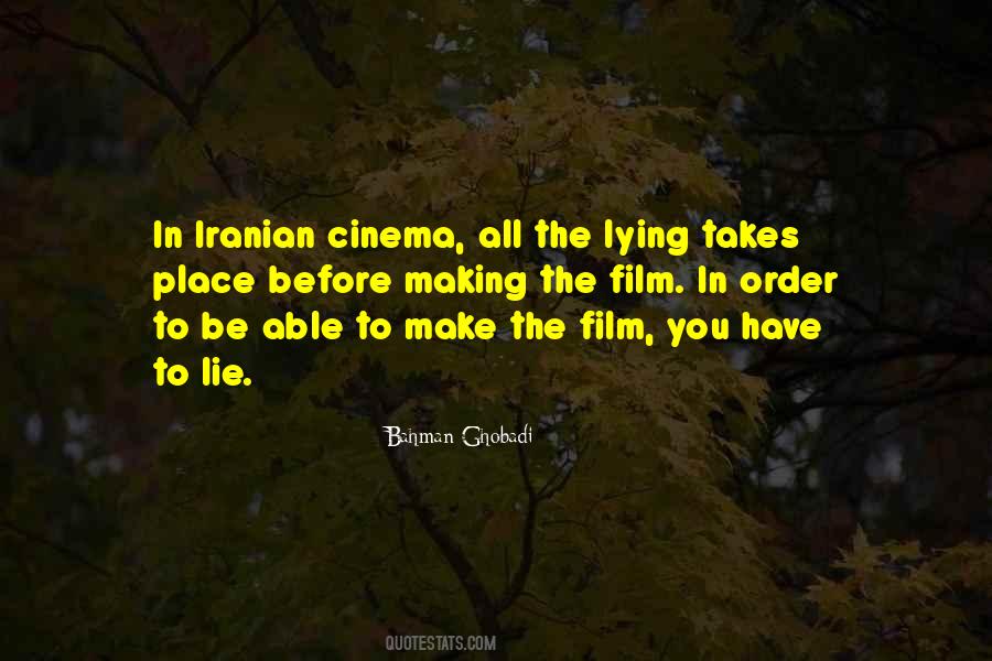 Bahman Ghobadi Quotes #1293821