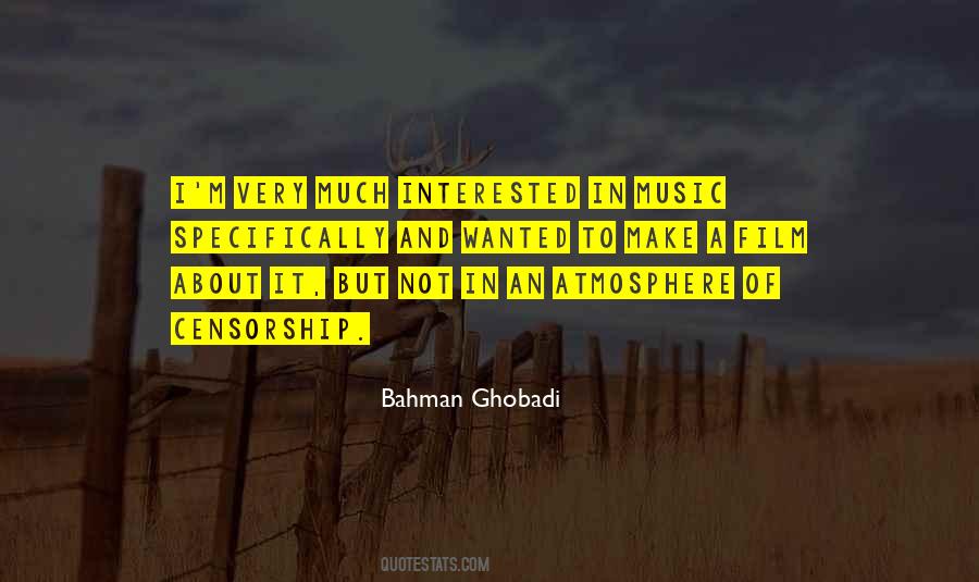 Bahman Ghobadi Quotes #1853075
