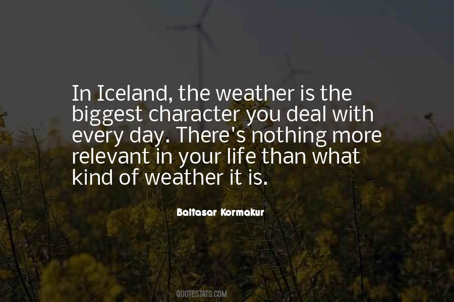 Baltasar Kormakur Quotes #1425987