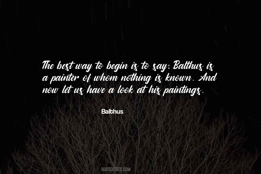 Balthus Quotes #1752467