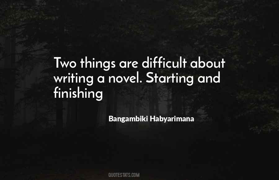 Bangambiki Habyarimana Quotes #915201