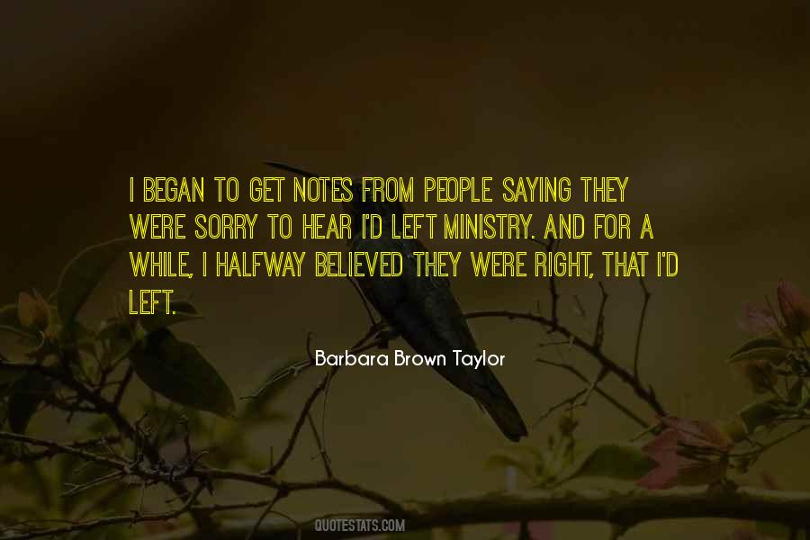 Barbara Brown Taylor Quotes #1791866