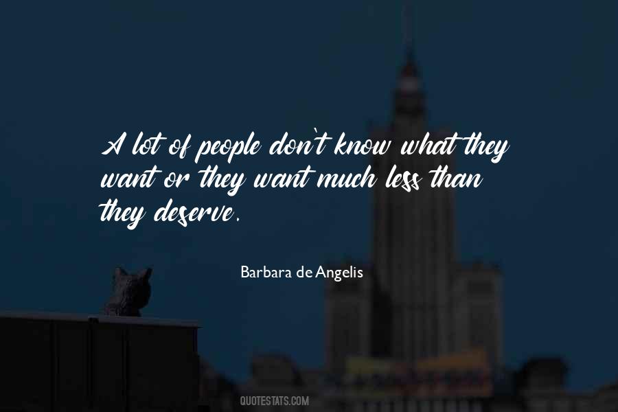 Barbara De Angelis Quotes #278726