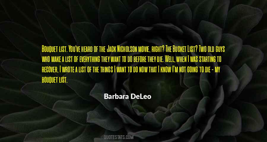 Barbara DeLeo Quotes #1126783