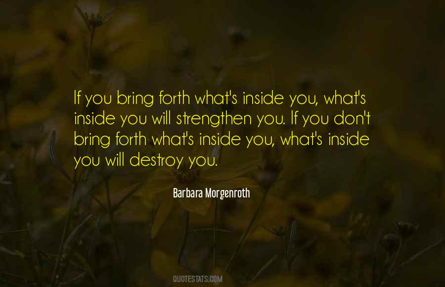 Barbara Morgenroth Quotes #529897
