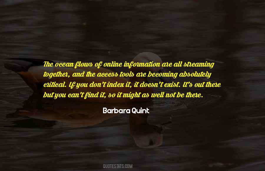 Barbara Quint Quotes #1714920