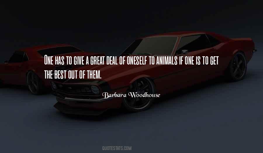 Barbara Woodhouse Quotes #1641308