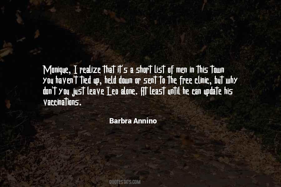 Barbra Annino Quotes #1599079