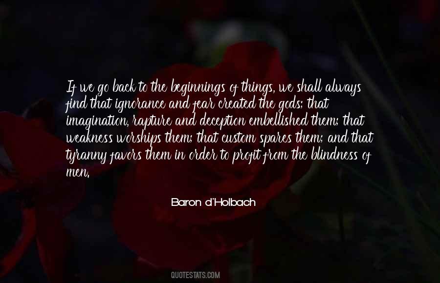 Baron D'Holbach Quotes #762017