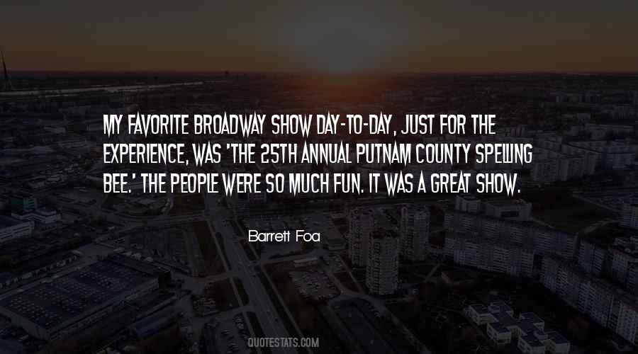 Barrett Foa Quotes #277972