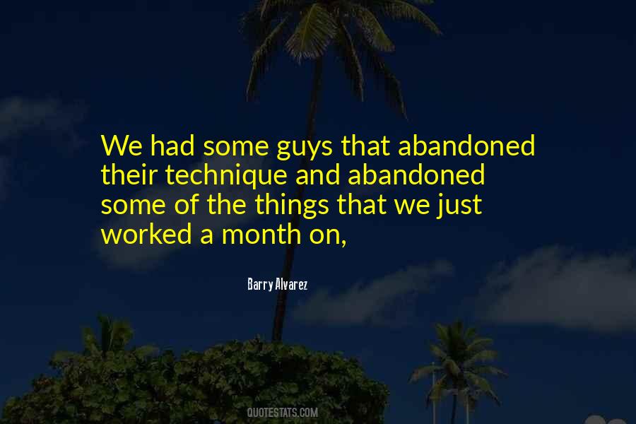 Barry Alvarez Quotes #49076