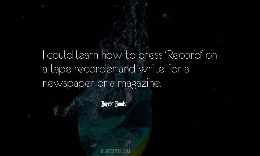 Barry Bonds Quotes #680863