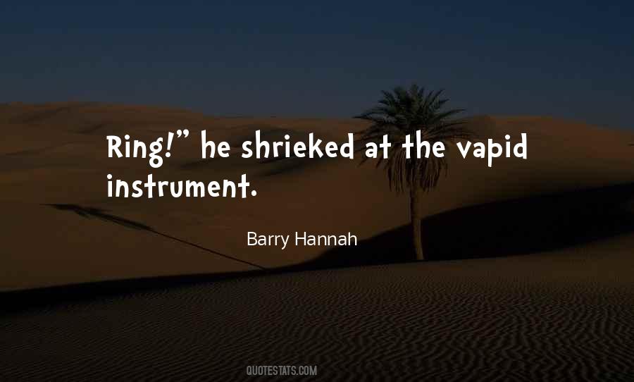 Barry Hannah Quotes #1625833