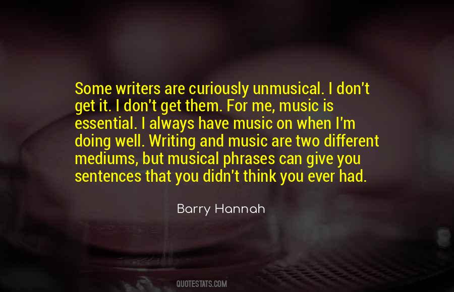 Barry Hannah Quotes #966768