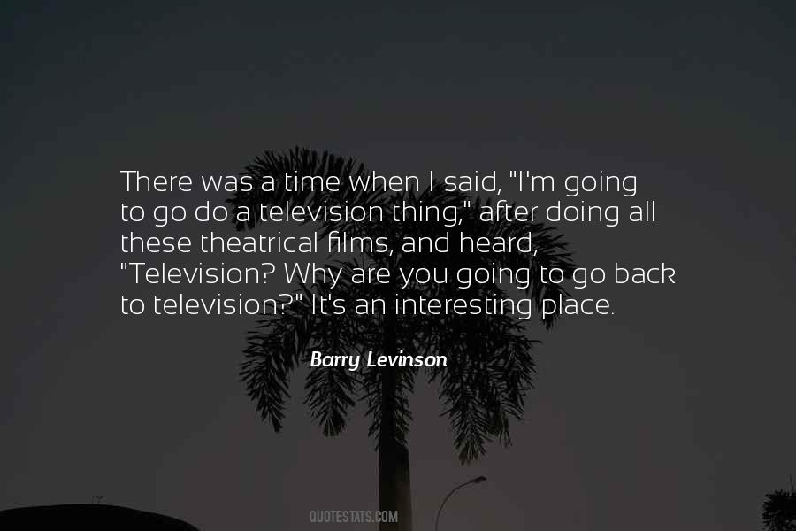 Barry Levinson Quotes #39156