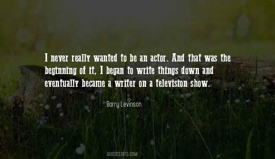 Barry Levinson Quotes #501012