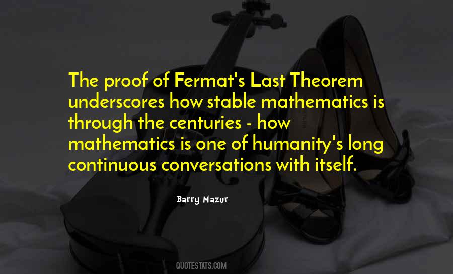 Barry Mazur Quotes #1671621