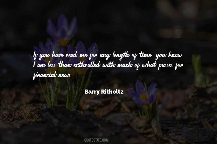 Barry Ritholtz Quotes #1041470