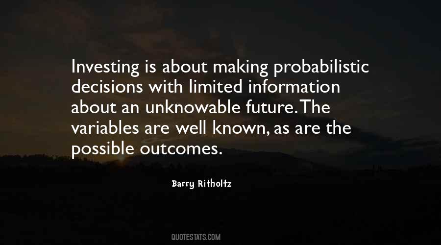 Barry Ritholtz Quotes #1182112
