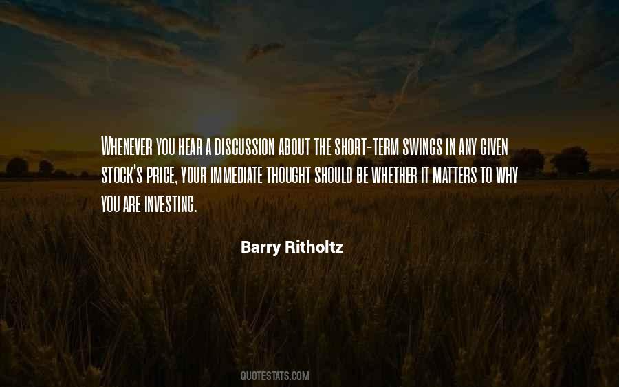 Barry Ritholtz Quotes #1533332