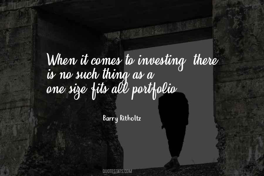Barry Ritholtz Quotes #524678
