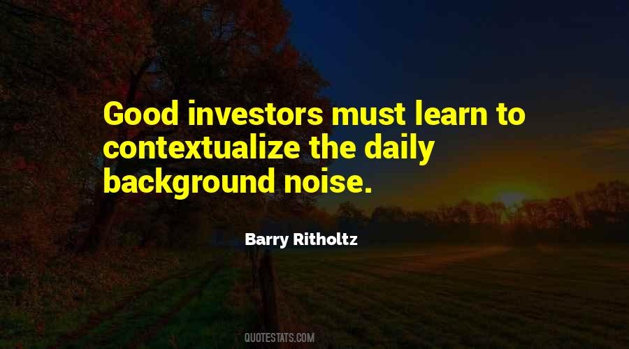 Barry Ritholtz Quotes #773667