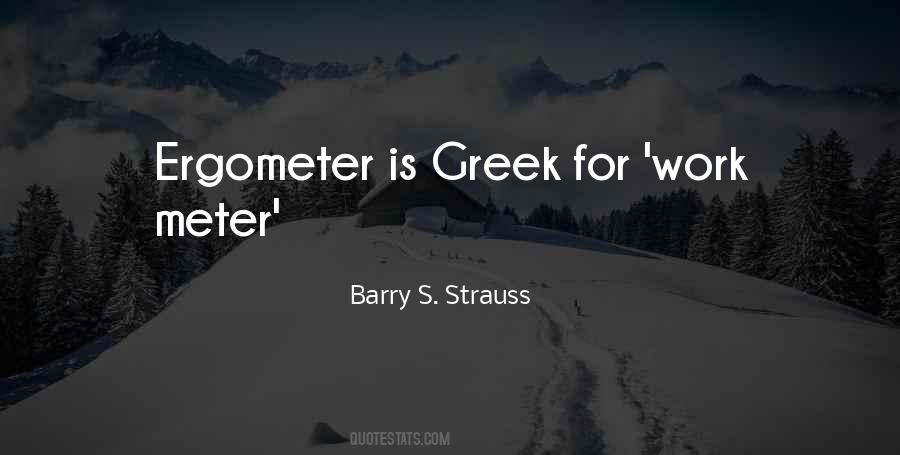 Barry S. Strauss Quotes #77223