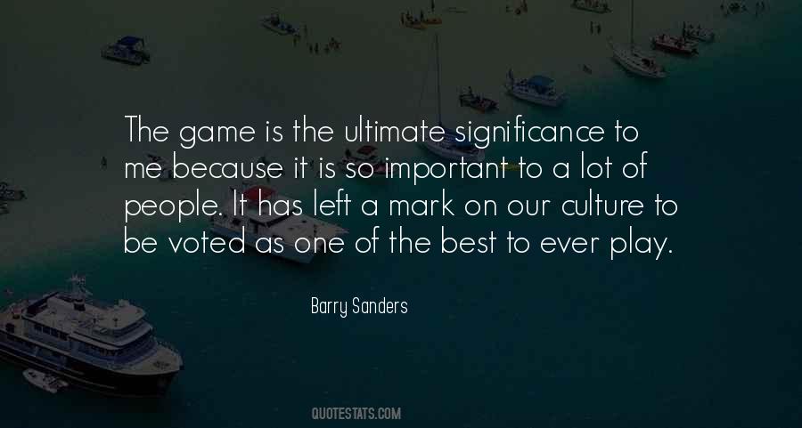 Barry Sanders Quotes #718971