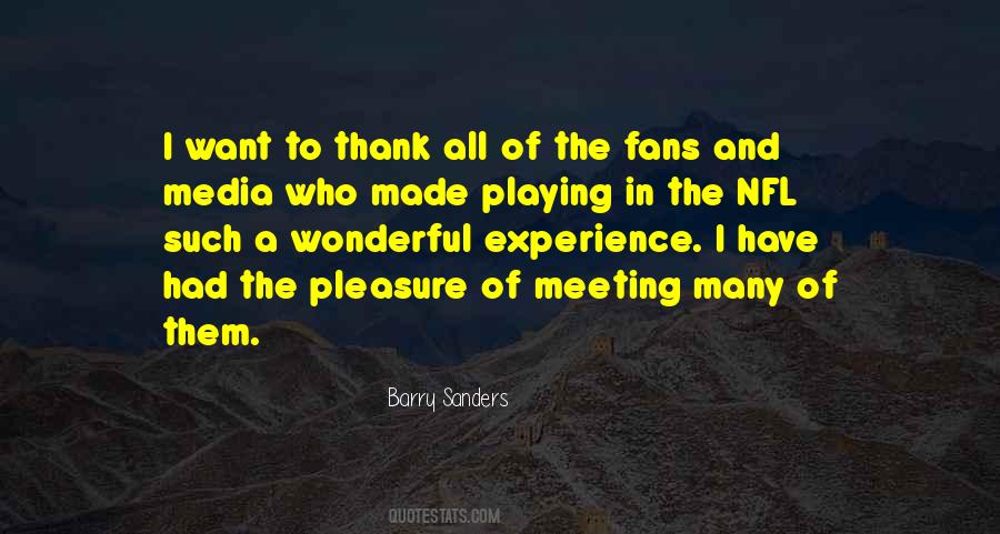 Barry Sanders Quotes #993470