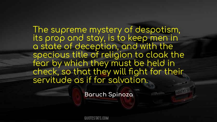 Baruch Spinoza Quotes #1375038
