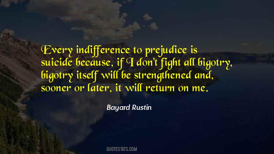 Bayard Rustin Quotes #1174705