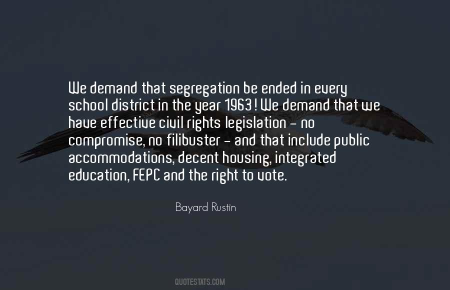 Bayard Rustin Quotes #1226100