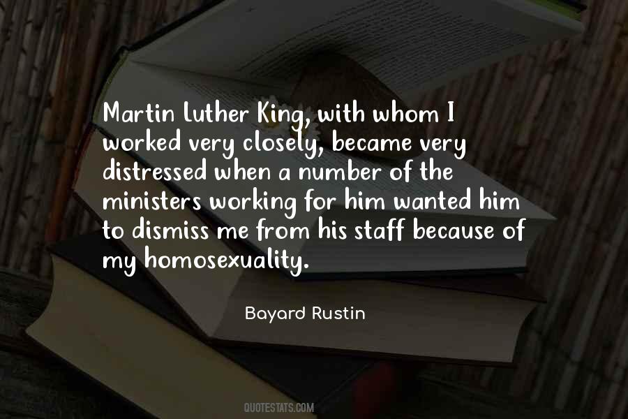 Bayard Rustin Quotes #1736058