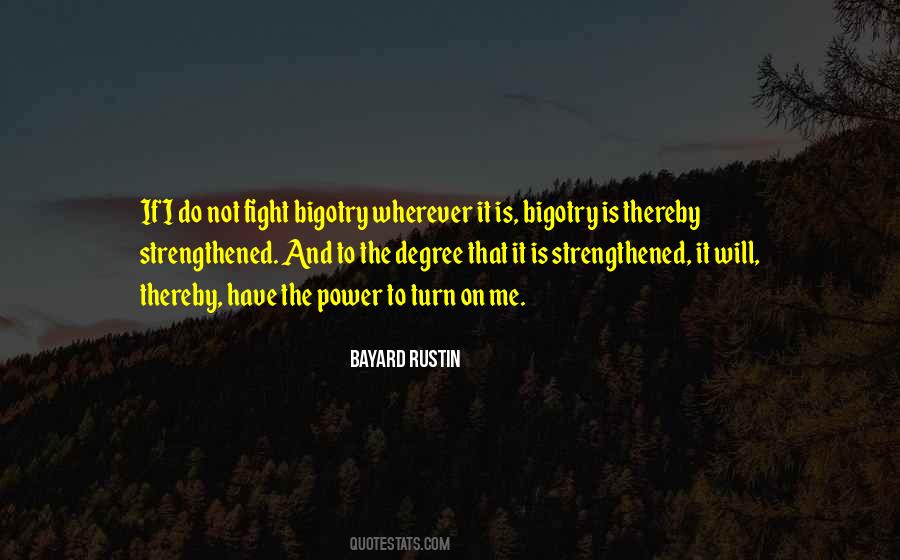 Bayard Rustin Quotes #624199