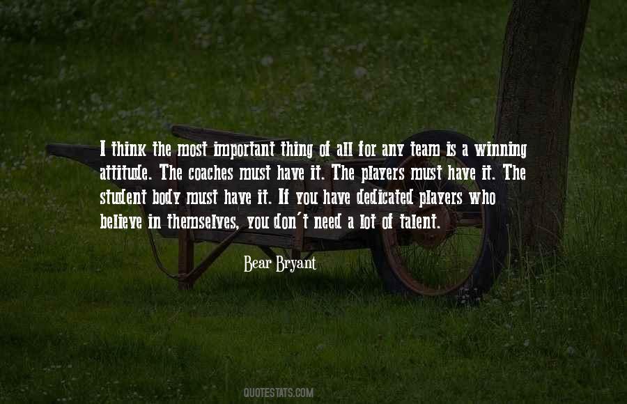Bear Bryant Quotes #701238