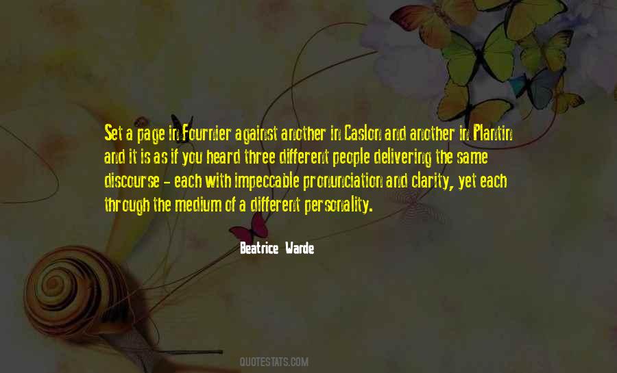 Beatrice Warde Quotes #1559059