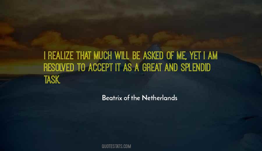 Beatrix Of The Netherlands Quotes #1284827 Beatrix Of The Netherlands Quotes #1284827