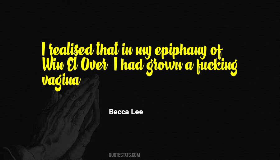 Becca Lee Quotes #61660