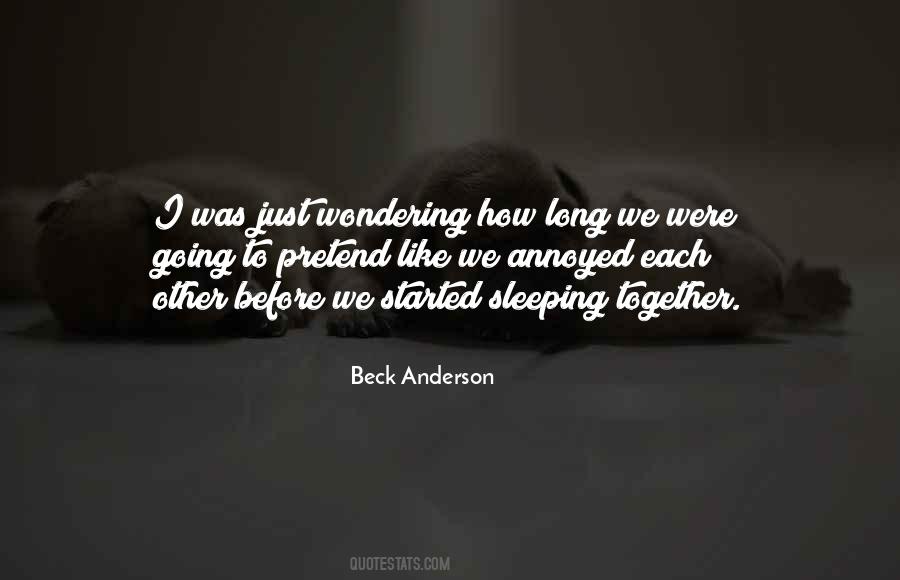 Beck Anderson Quotes #1236227