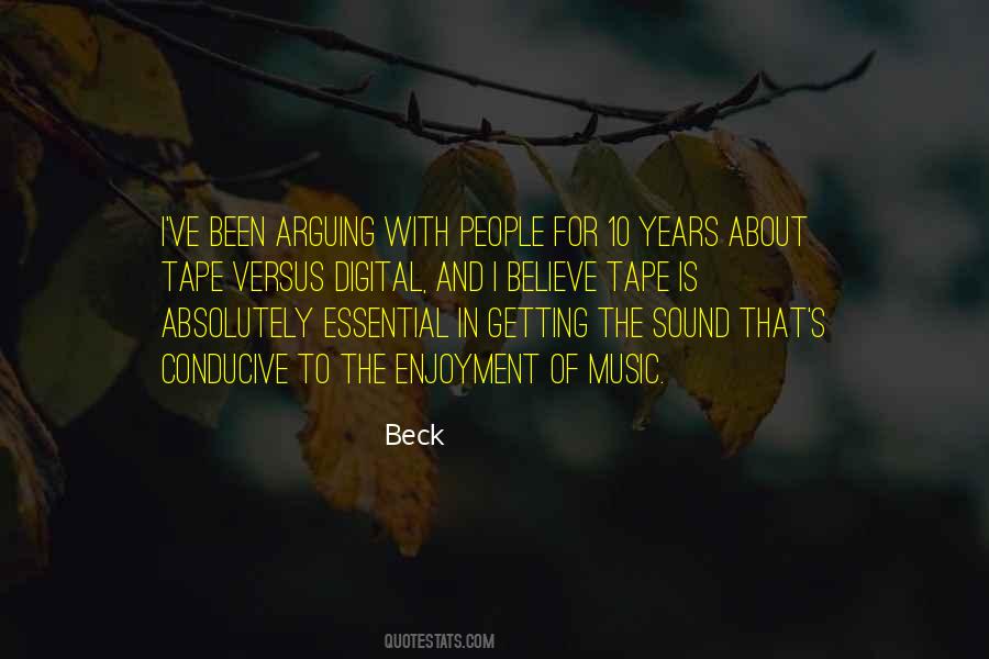 Beck Quotes #1072681
