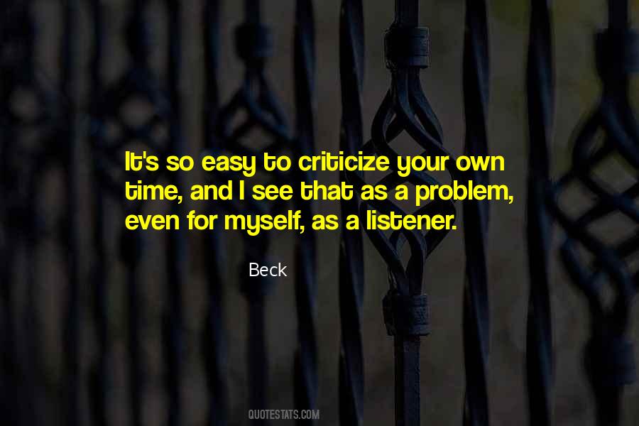 Beck Quotes #1719621
