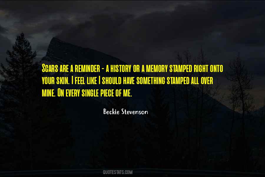 Beckie Stevenson Quotes #1349977