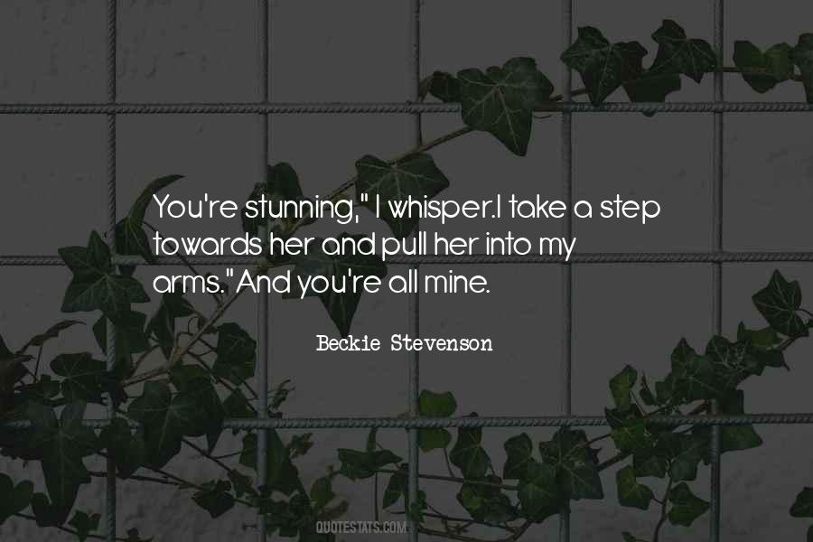 Beckie Stevenson Quotes #1610964