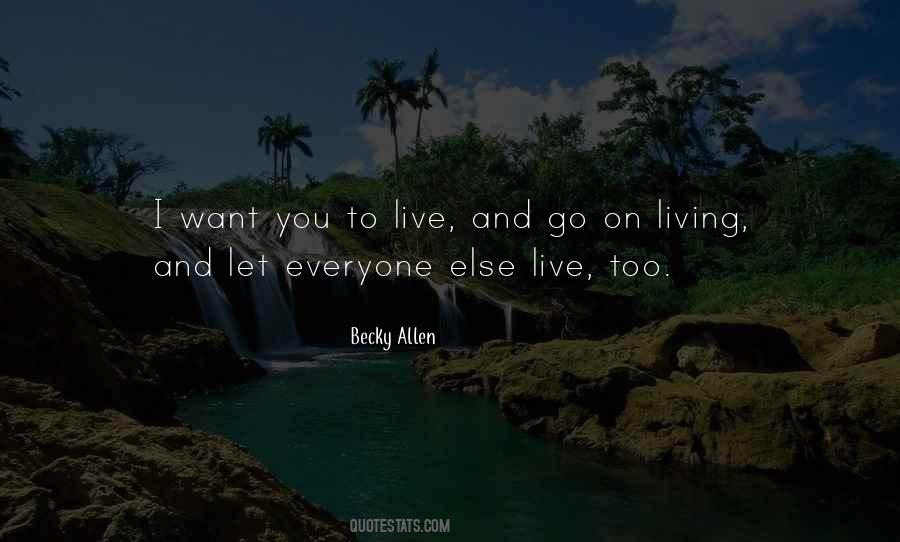 Becky Allen Quotes #1541948