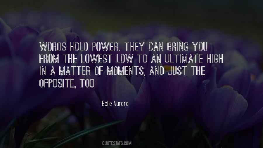 Belle Aurora Quotes #1874966