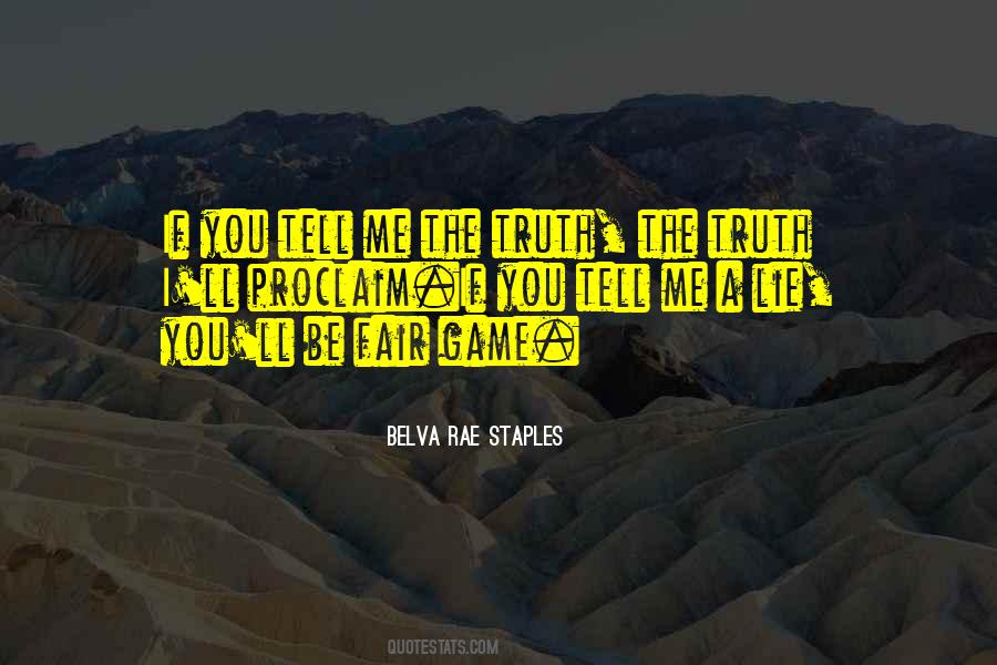 Belva Rae Staples Quotes #1162488