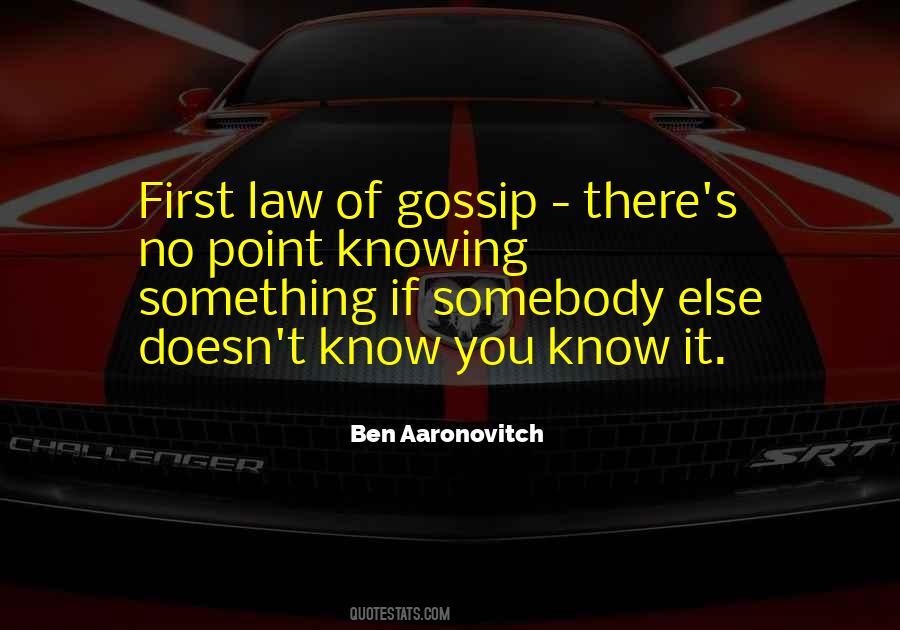 Ben Aaronovitch Quotes #294212