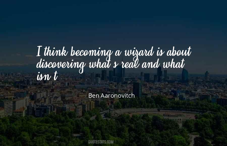 Ben Aaronovitch Quotes #305091